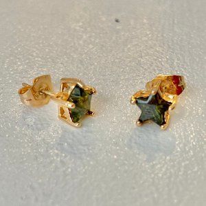 J. Crew Gem Stone Star Stud Earrings